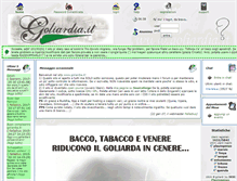 Tablet Screenshot of goliardia.it